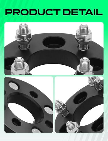 YHTAUTO 4x100 to 4x108 mm Wheel Adapters 1 inch Fits Chevrolet, Dodge, Honda, Mazda, Saturn, Scion, Acura, Toyota, Accord, Civic, Tire Adapters w/ M12x1.5 & 12.9 Studs, 67.1 mm Center Bore 4 Lug 4PCS in Kuwait