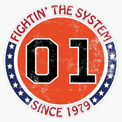 Dukes of Hazzard - Fightin' The System Since 1979 Sticker Vinyl Decal Bumper Sticker 5" in Kuwait