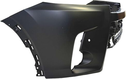 FitParts Compatible With Front Bumper Cover 2017 2018 2019 Toyota Highlander Hybrid LE XLE SE With Park Assist Holes. Ready to paint. TO1000428 521190E938 in Kuwait