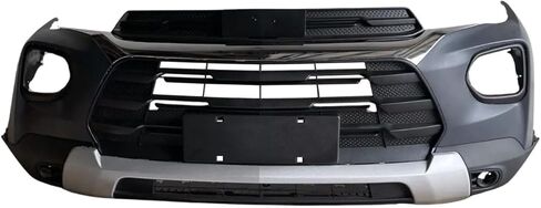 MGWILL Trailblazer Front Bumper Cover Kit Compatible with 2021 2022 2023 Chevy Trailblazer L LT LS W/Upper Grille Lower Grill & Fog Light Cover - Full Body Set in Saudi Arabia