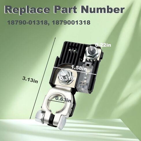 Battery Fuse Fusible Fuselink with Positive Battery Terminal, 150Amp Single Pole Fuselink A Compatible with Hyundai Elantra Ioniq Tucson Kia Cadenza Forte Optima Sorento Replace# 18790-01318 in Saudi Arabia