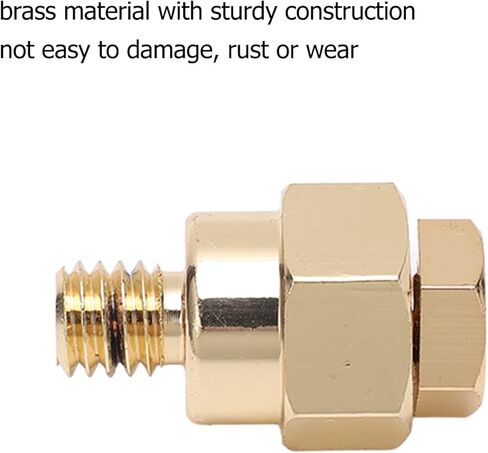 Short Side Post Battery Adapter Terminal 2PCS Duty Brass 3/8in NPT Thread for Positive Negative Side Mount Batteries Secure Fit Construction in Kuwait