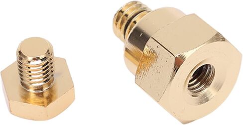 Short Side Post Battery Adapter Terminal 2PCS Duty Brass 3/8in NPT Thread for Positive Negative Side Mount Batteries Secure Fit Construction in Kuwait