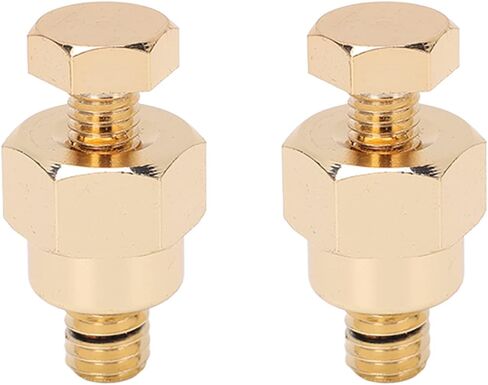 Short Side Post Battery Adapter Terminal 2PCS Duty Brass 3/8in NPT Thread for Positive Negative Side Mount Batteries Secure Fit Construction in Kuwait