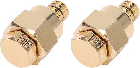 Short Side Post Battery Adapter Terminal 2PCS Duty Brass 3/8in NPT Thread for Positive Negative Side Mount Batteries Secure Fit Construction in Kuwait