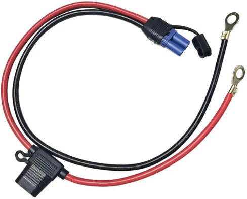 EC5 Female to O-Ring Terminal Cable with 10AWG 100A Inline Fuse, Ideal for Jump Starters, Solar Power, RC Cars and Drone Batteries. in Saudi Arabia