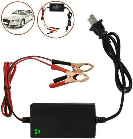 Car Battery Maintainer Charger 12V Portable Trickle Boat Motorcycle Plug in Saudi Arabia