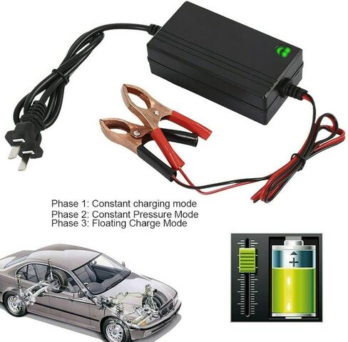 Car Battery Maintainer Charger 12V Portable Trickle Boat Motorcycle Plug in Saudi Arabia