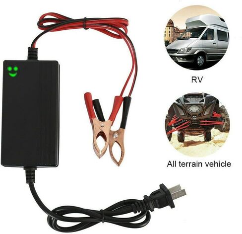 Car Battery Maintainer Charger 12V Portable Trickle Boat Motorcycle Plug in Saudi Arabia