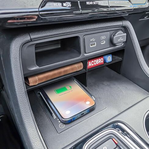 Center Console Organizer Tray for 2023-2025 2026 Honda Pilot & 2026 Passport – Custom Fit Secondary Storage Box with Rubber Pad Increased Storage Space Insert Tray, Easy Installation in Kuwait
