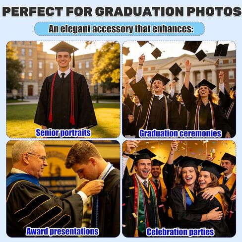 Pink Graduation Honor Cord, 67 Inch 3-Strand Thick Polyester Graduation Cords for Class of 2025 & 2026, Elegant Honor Rope for High School & College Graduation in Saudi Arabia