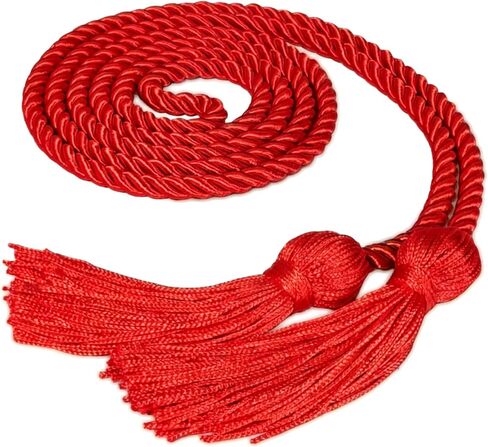 Pink Graduation Honor Cord, 67 Inch 3-Strand Thick Polyester Graduation Cords for Class of 2025 & 2026, Elegant Honor Rope for High School & College Graduation in Saudi Arabia
