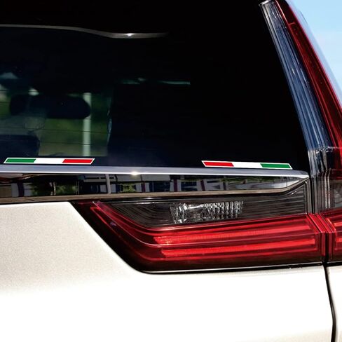 2X Glossy 6'' Pair Italy Italian Flag Stripes Decal Stiker Italia b Car Vinyl sda2 in Kuwait