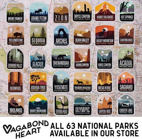 ملصق فينيل Vagabond Heart Mesa Verde National Park - شارات مقاومة للماء لجهاز الكمبيوتر المحمول زجاجة مياه قارورة مائية - تذكار للسفر - مقاوم للأشعة فوق البنفسجية - هدية للمتنزهين - 2.75 بوصة in Kuwait
