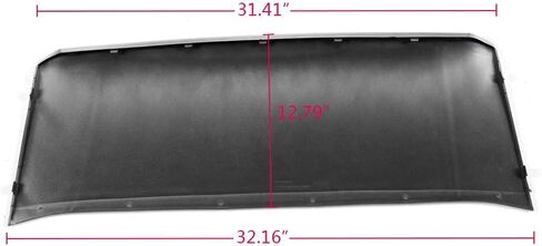 G-PLUS Front Lower Bumper Skid Plate Compatible with Ford Escape 2013 2014 2015 2016 Bumper Trim Molding Panel FO1044106 in Kuwait