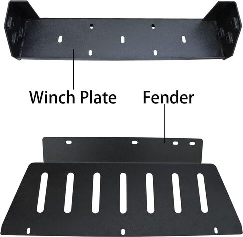 Front and Rear Bumper Textured Black w/Winch Plate & 5 LED Lights & 4 4.75T D-Rings & Compatible with 2007-2014 Toyota FJ Cruiser | Rock Climber in Saudi Arabia
