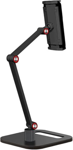 Portable Monitor Stand Desktop Holder Adjustable Mount 360 Degree Rotating Screen Holder Monitor Stand Replacement Flexible Display Mount for 5.5 to 11.4 Inches Screen in Saudi Arabia