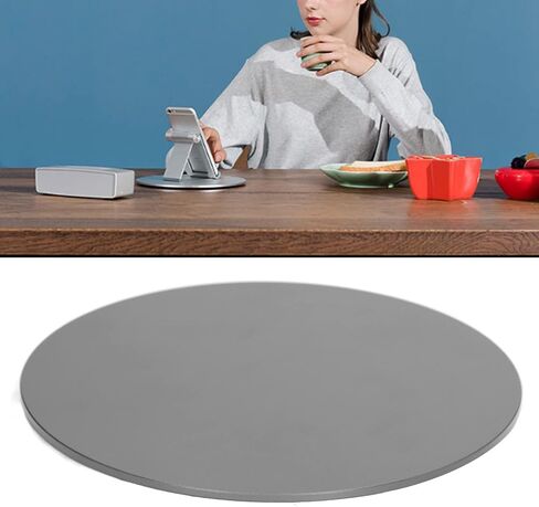 Focket Swivel Monitor Stand, 360 Degrees Rotation Aluminum Alloy Rotating Monitor Stand, Rotating Turntable with 4 Rubber Feet for Computer Monitors TVs Laptops Tablets Stereos in Saudi Arabia