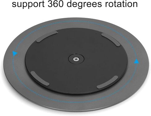 Focket Swivel Monitor Stand, 360 Degrees Rotation Aluminum Alloy Rotating Monitor Stand, Rotating Turntable with 4 Rubber Feet for Computer Monitors TVs Laptops Tablets Stereos in Saudi Arabia