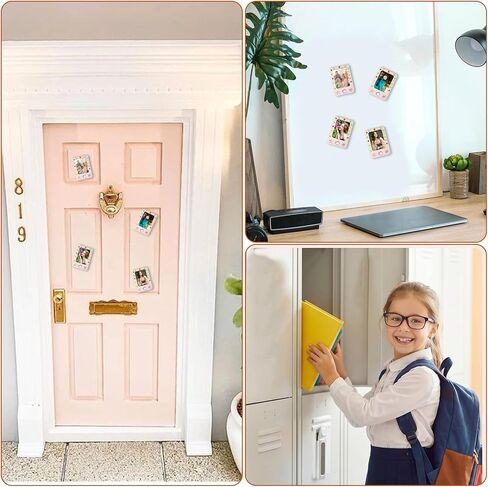 12 Pack Mini Picture Frame Painting Craft Kit Unfinished Magnetic Picture Photo Frame Kit with 12 Painting Color Pen and Stickers for DIY Craft Birthday Wedding Gifts in Kuwait