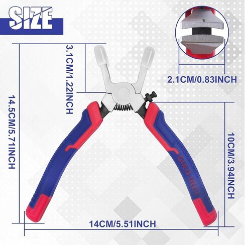 6 Inch Glass Running Pliers for Glass Cutting Key Fob Pliers Glass Breaking Plier with Rubber Tips Mini Glass Plier in Kuwait