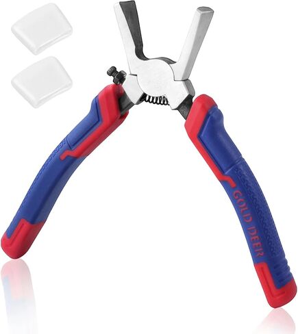 6 Inch Glass Running Pliers for Glass Cutting Key Fob Pliers Glass Breaking Plier with Rubber Tips Mini Glass Plier in Kuwait