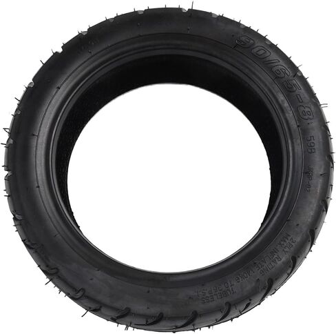 90/65-8 Tubeless Tire for Mobility Scooter and Motorcycle, Rubber Vacuum Tyre with Enhanced Traction, Puncture Resistant Design for Wet and Dry for Surfaces, Easy Installation, Smooth Ride Comfort in Kuwait