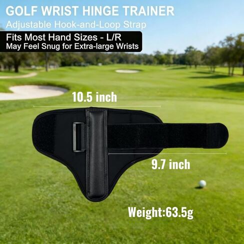 Golf Wrist Brace,Adjustable Golf Wrist Training Aid Professional Swing Trainer with Internal Medical-Grade Splint for Left/Right Handed for Injury Recovery Consistent Swing Performance in Saudi Arabia