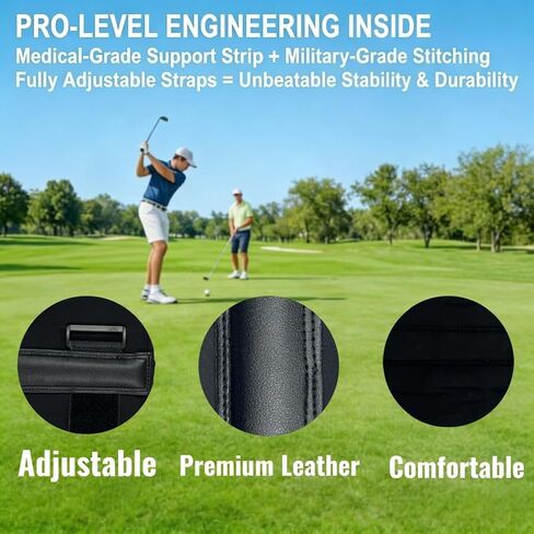 Golf Wrist Brace,Adjustable Golf Wrist Training Aid Professional Swing Trainer with Internal Medical-Grade Splint for Left/Right Handed for Injury Recovery Consistent Swing Performance in Saudi Arabia