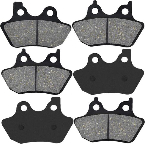 Front and Rear Brake Pads for Harley FLHTCU-I Electra Glide Ultra Classic/FLHRCi Road King Classic/Touring FLHT 2000-2007 Dyna FXDLi Dyna Low Rider (Spoke Wheels) 2006 in Saudi Arabia