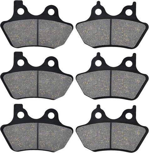 Front and Rear Brake Pads for Harley FLHTCU-I Electra Glide Ultra Classic/FLHRCi Road King Classic/Touring FLHT 2000-2007 Dyna FXDLi Dyna Low Rider (Spoke Wheels) 2006 in Saudi Arabia