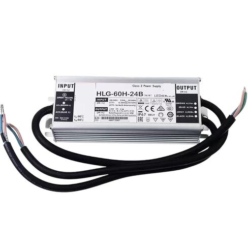 1pcs HLG-60H-42B 42V1.45A Constant Voltage Constant Current dimming LED Lighting Driver Waterproof PFC in Saudi Arabia