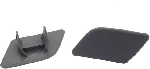 Front Bumper Headlight Washer Cover Cap for for BMW X1 E84 2013-2015 51117347666 (Right, Mineral White) in Saudi Arabia
