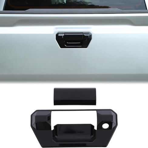 Aunginsy Tailgate Door Grab Handle Cover Trim Compatible with Toyota Tacoma 2024 2025 2026, ABS Rear Trunk Door Pull Handle Liftgate Panel Scratch Protector Decoration Accessories, Not Fit SR Version in Kuwait