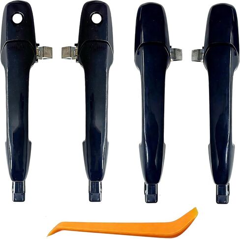 4 Pcs Exterior Door Handle Front &Rear Driver and Passenger Side Compatible with Mazda 3 2004-2009, for Mazda 6 2003-2008, CX-9 2007-2015, CX-7 2007-2012, CX-9 2007-2015 RX-8 2004-2008 in Saudi Arabia