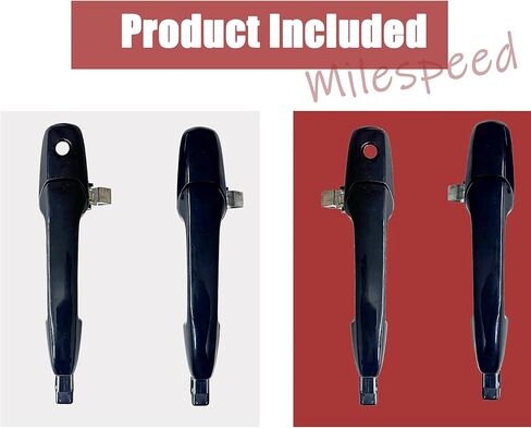 4 Pcs Exterior Door Handle Front &Rear Driver and Passenger Side Compatible with Mazda 3 2004-2009, for Mazda 6 2003-2008, CX-9 2007-2015, CX-7 2007-2012, CX-9 2007-2015 RX-8 2004-2008 in Saudi Arabia