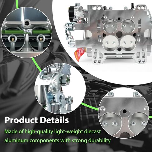 1409 Carburetor 600 Cfm 4 Barrel Square Bore Air Valve Secondary Electric Choke Replacement For Marine Mercury Chevy Chrysler Engine in Kuwait