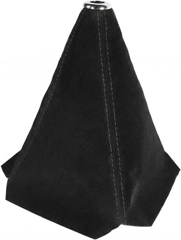 Universal Car Gear Shift Knob Covers, Manual/Auto Shift Knob Covers, Car Handle Dust Covers for Protection and Interior Decoration (Suede,Black) in Kuwait
