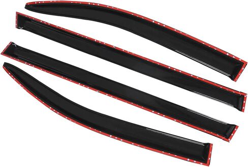 Window Visors Rain Guards Deflectors - 4-Pack Side Window Deflector Vent Shade for Car Windows Tape-On Outside Mount Acrylic Sun Rain Guard Replacement for Sienna 2011-2019 in Kuwait