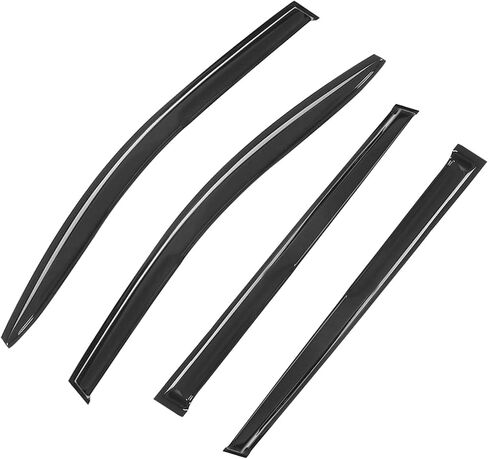 Window Visors Rain Guards Deflectors - 4-Pack Side Window Deflector Vent Shade for Car Windows Tape-On Outside Mount Acrylic Sun Rain Guard Replacement for Sienna 2011-2019 in Kuwait