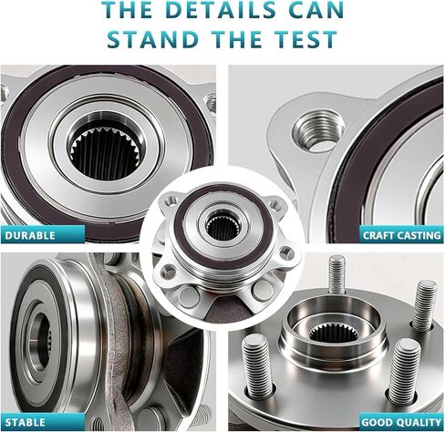 513257 Front Wheel Bearing Hub Assembly for Toyota RAV4 2006-2012, Prius V 2012-2018, Corolla iM 2017-2018, Lexus HS250h 2010-2012, Scion xB 2008-2015, tC 2011-2016, iM 2016 (2PCS) in Saudi Arabia