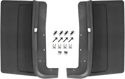 F-250 F-350 واقيات الطين الخلفية المصبوبة 2023 2024 2025 2026 متوافقة مع Ford F250 F350 Super Duty مع عجلات خلفية مزدوجة DRW طراز OE in Kuwait