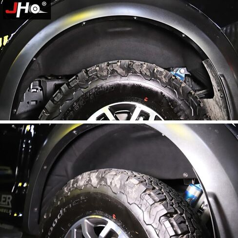 JHO Wheel Well Liners for Ford F150 Raptor 2017-2024 Only Premium Rear Inner Fender Wells | Rugged Off-Road Mud Guards & Frame Protection | Easy Install No-Drill Design in Saudi Arabia
