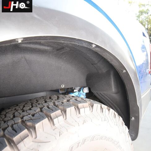 JHO Wheel Well Liners for Ford F150 Raptor 2017-2024 Only Premium Rear Inner Fender Wells | Rugged Off-Road Mud Guards & Frame Protection | Easy Install No-Drill Design in Saudi Arabia