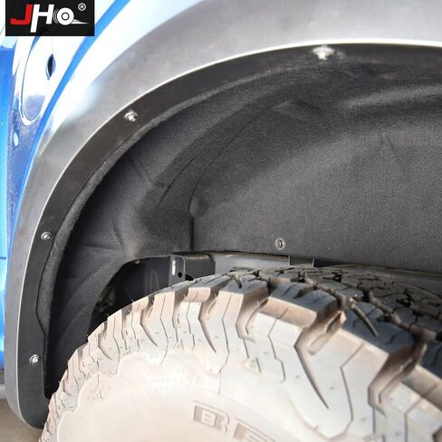 JHO Wheel Well Liners for Ford F150 Raptor 2017-2024 Only Premium Rear Inner Fender Wells | Rugged Off-Road Mud Guards & Frame Protection | Easy Install No-Drill Design in Saudi Arabia