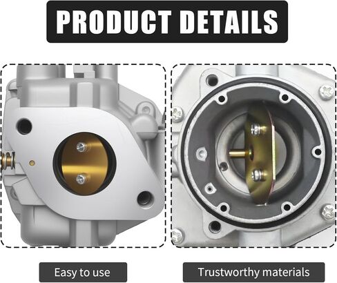 MIA10343 Carburetor Kit, Replacement for John Deere 316 317 318 P218G, Replaces MIU10633 in Kuwait