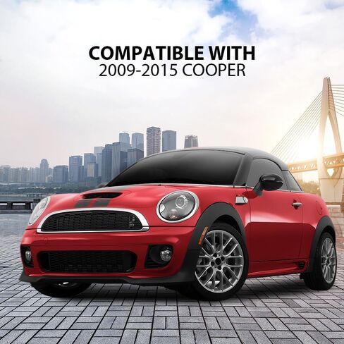 G-PLUS Front Molding Chrome Grille Hood Trim Moulding, Compatible with Mini Cooper R55 R56 R58 R59 2009-2015 (NOT Fit S) in Kuwait