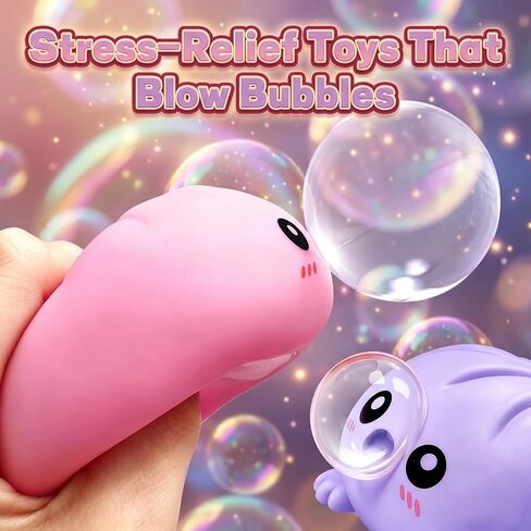 2026 Dumpling Soft Squeeze Toy Thing Hand-Molded Colorful, Comfortable for Desk Office & Home (3.35 Inches) (Pink) in Saudi Arabia