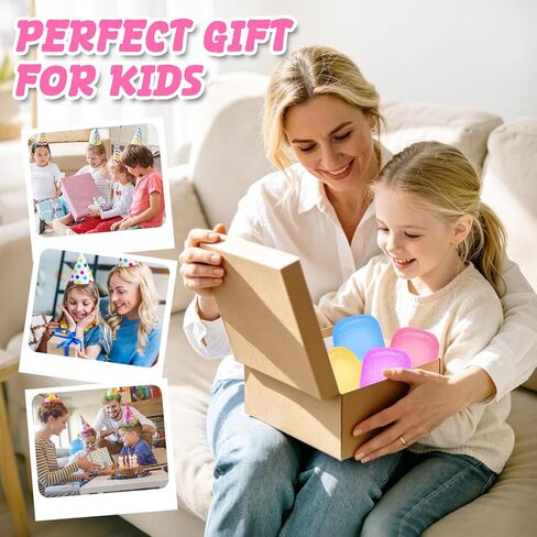 Squishy Fidget Toys, Stress Relief Squeeze Sensory Balls, Stress Relief Toys for Kids and Adults, Sugar Balls for Classroom Prize Favors, Anxiety Relief Party Favors Gifts for Girls & Boys (Pink) in Saudi Arabia