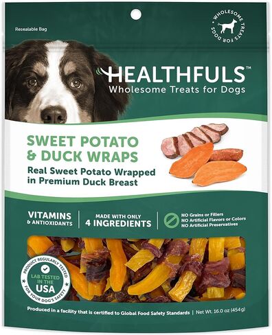 Duck & Sweet Potato Treats, 16 oz - Healthy, Protein Rich Treats for Dogs - Dog Chews — Limited Ingredients for Simple Wellness in Saudi Arabia